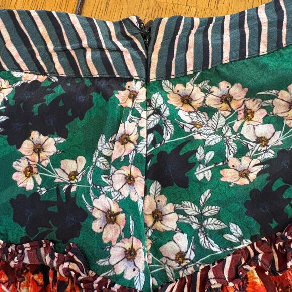 Anthropologie Bhanuni by Jyoti Tiered Colourful Maxi Skirt Size 0 - Picture 11 of 14